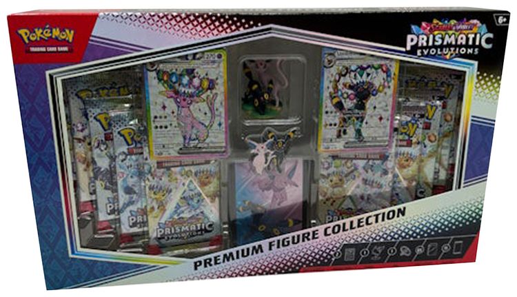 Pokemon 2025 Prismatic Evolutions Premium Figure Collection Box