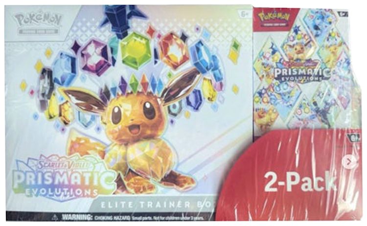 Pokemon Scarlet  Violet Pristmatic Evolutions Elite Trainer Box  Booster Bundle Costco
