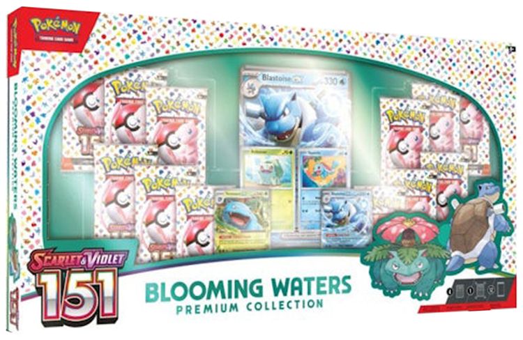 Pokemon Scarlet  Violet 151 Blooming Waters Premium Collection Box