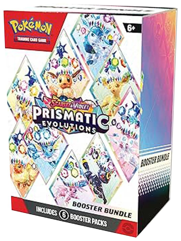 Pokemon Scarlet Violet Prismatic Evolutions Booster Bundle