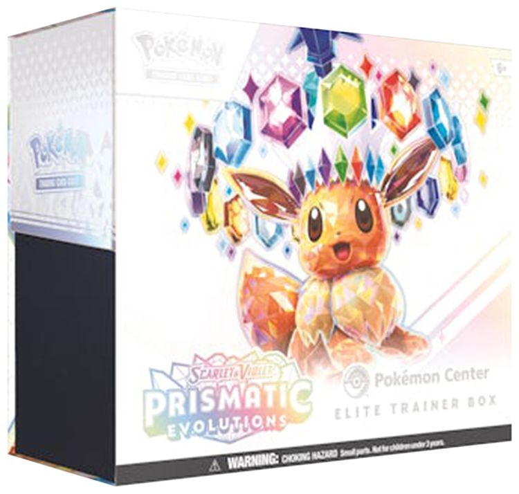 Pokemon Scarlet  Violet Prismatic Evolutions Elite Trainer Box Pokemon Center