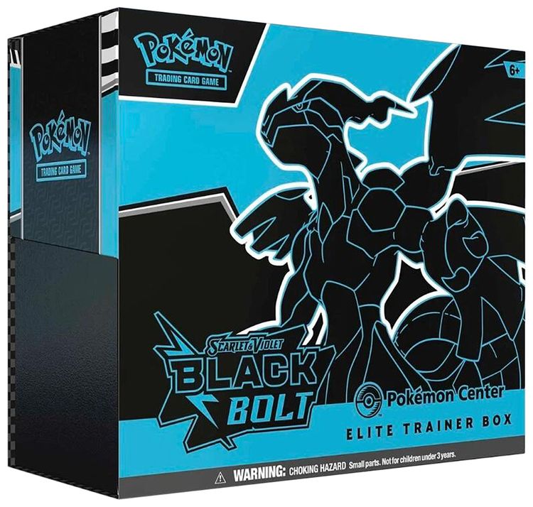 Pokemon 2025 Scarlet Violet Black Bolt Elite Trainer Box Pokemon Center
