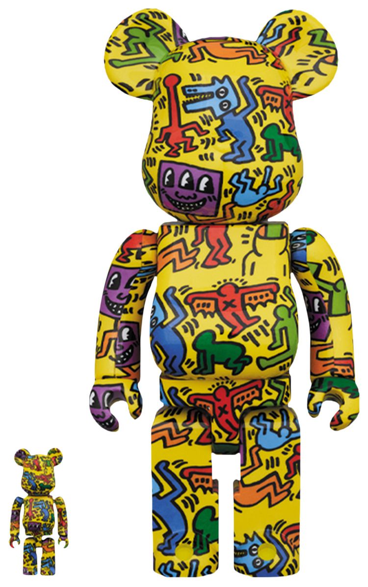 BERBRICK x Keith Haring 5 100  400 Set Yellow