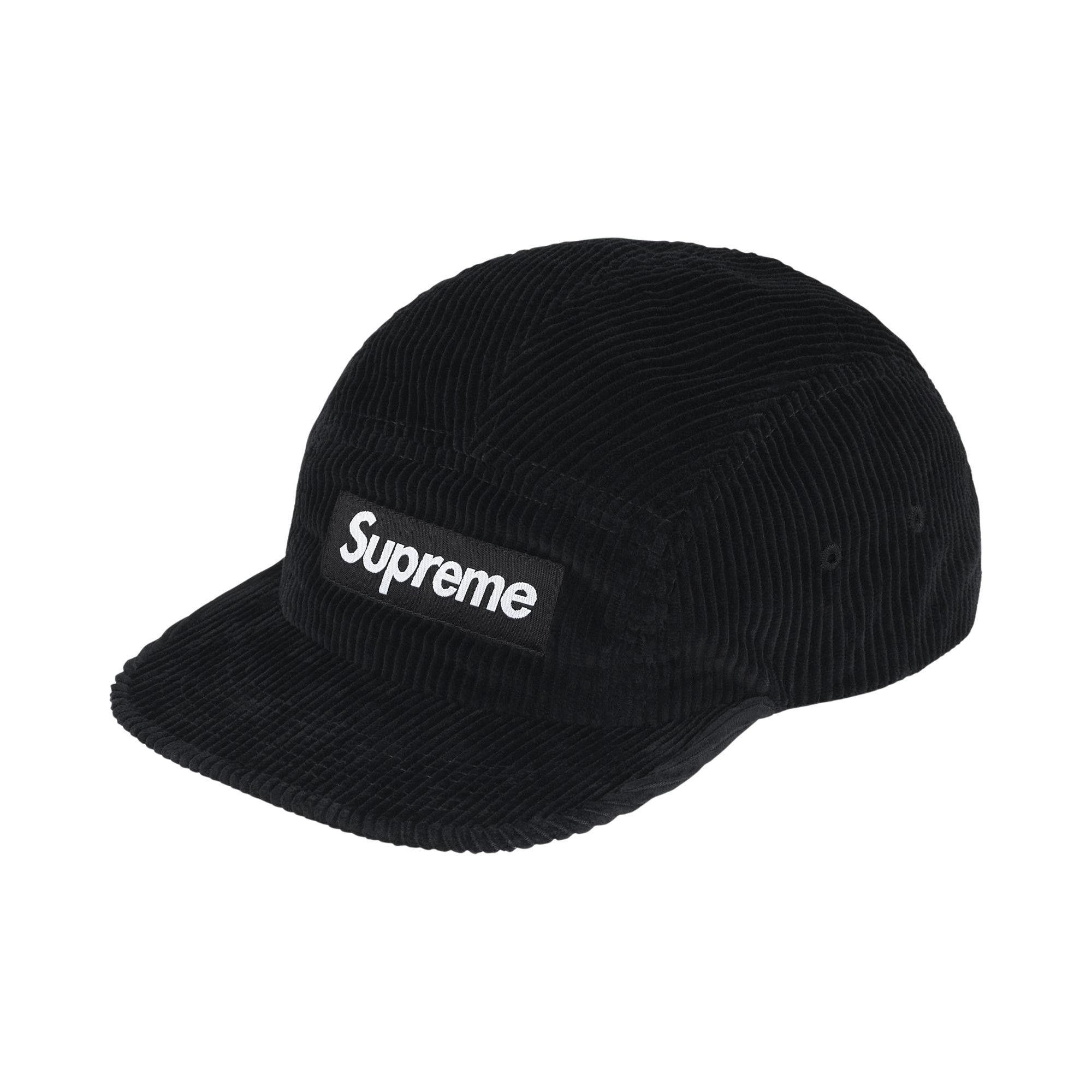 Buy Supreme Corduroy Camp Cap 'Black' - FW25H103 BLACK | GOAT