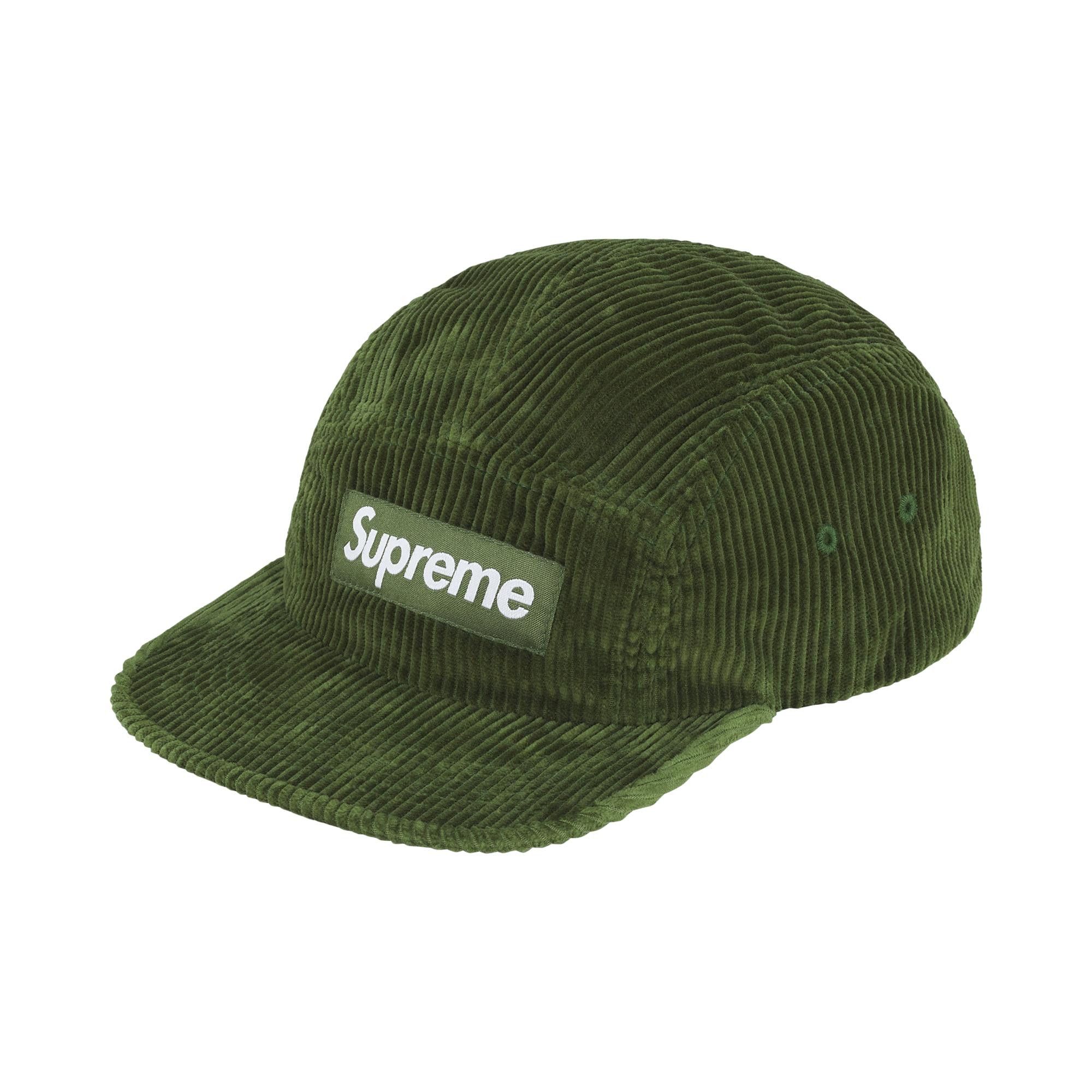 Buy Supreme Corduroy Camp Cap 'Olive' - FW25H103 OLIVE | GOAT