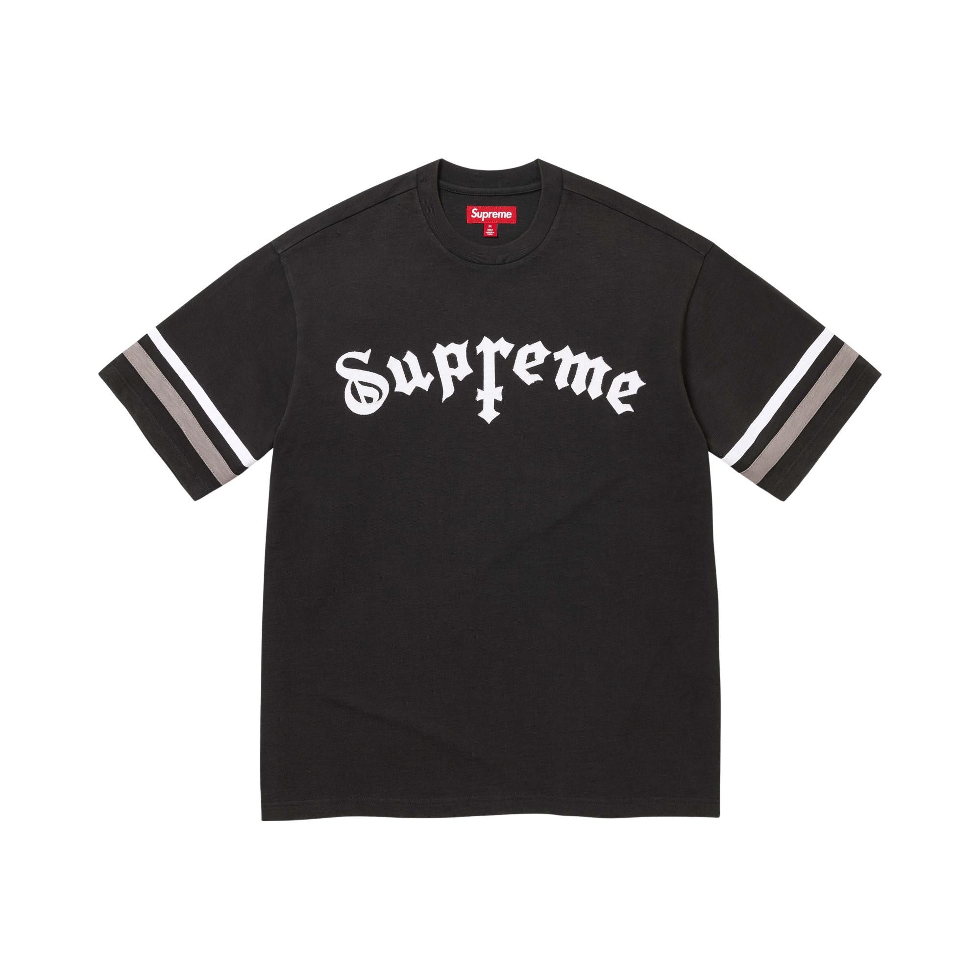 Buy Supreme Cross Short-Sleeve Top 'Black' - FW25KN95 BLACK | GOAT
