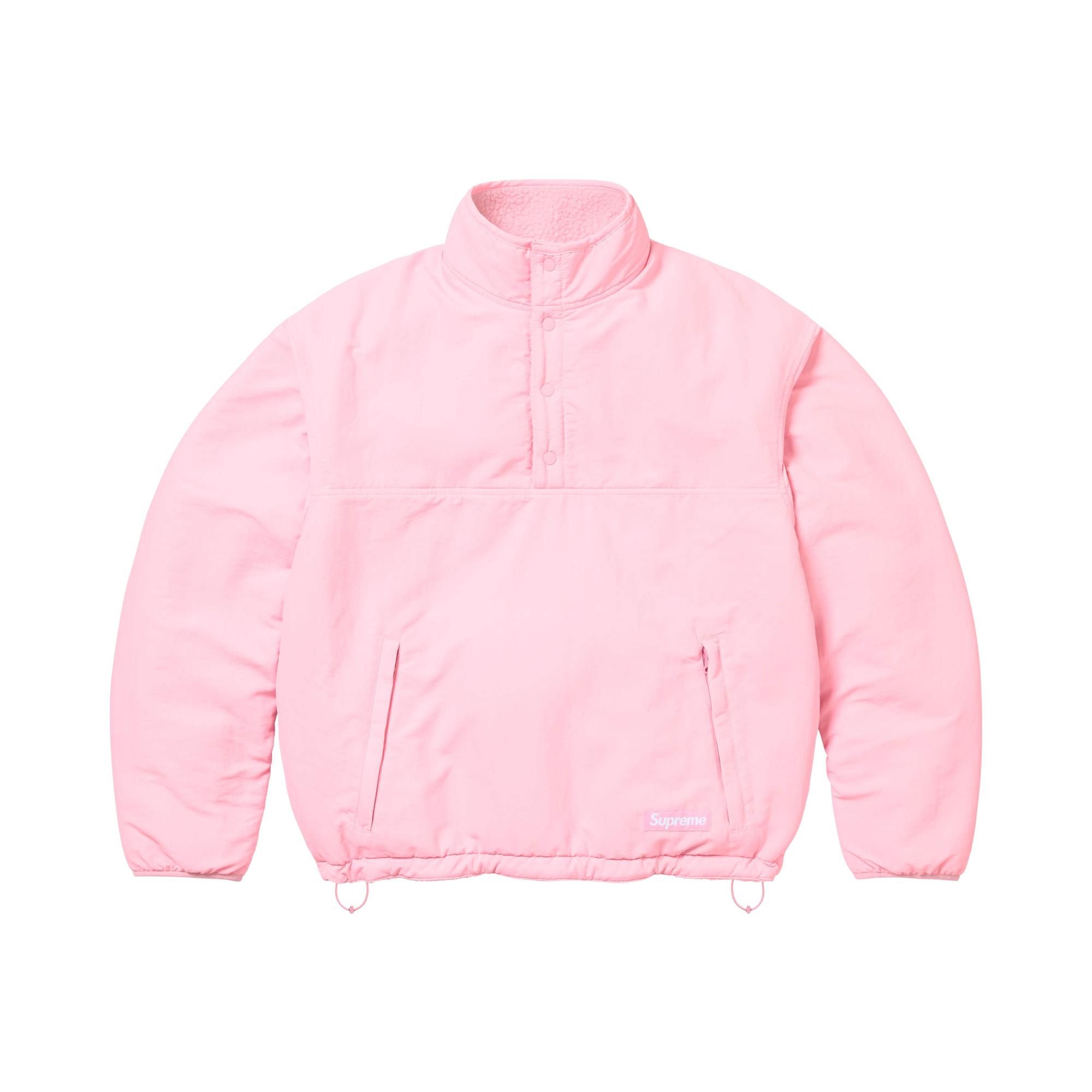 Buy Supreme Polartec Shearling Reversible Pullover 'Pink