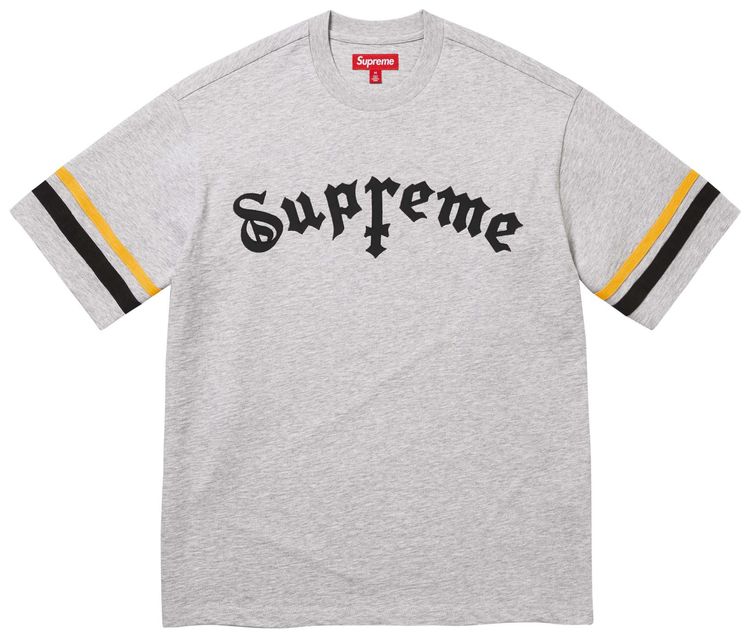 Supreme Cross Short Sleeve Top Heather Grey