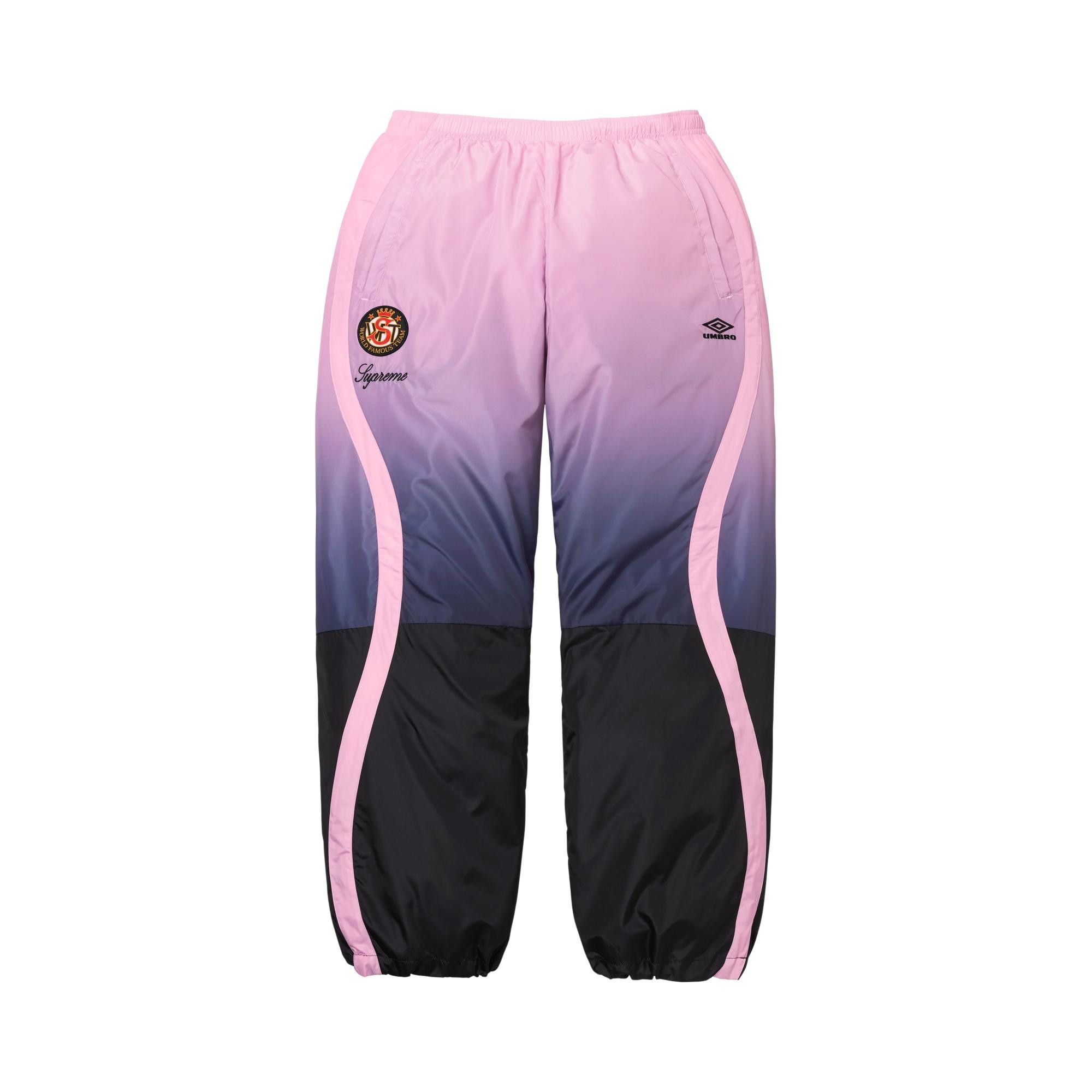 ウェア Supreme x Umbro Gradient Track Pant Pink Supreme Umbro Gradient Track Pant Pink Men's - US