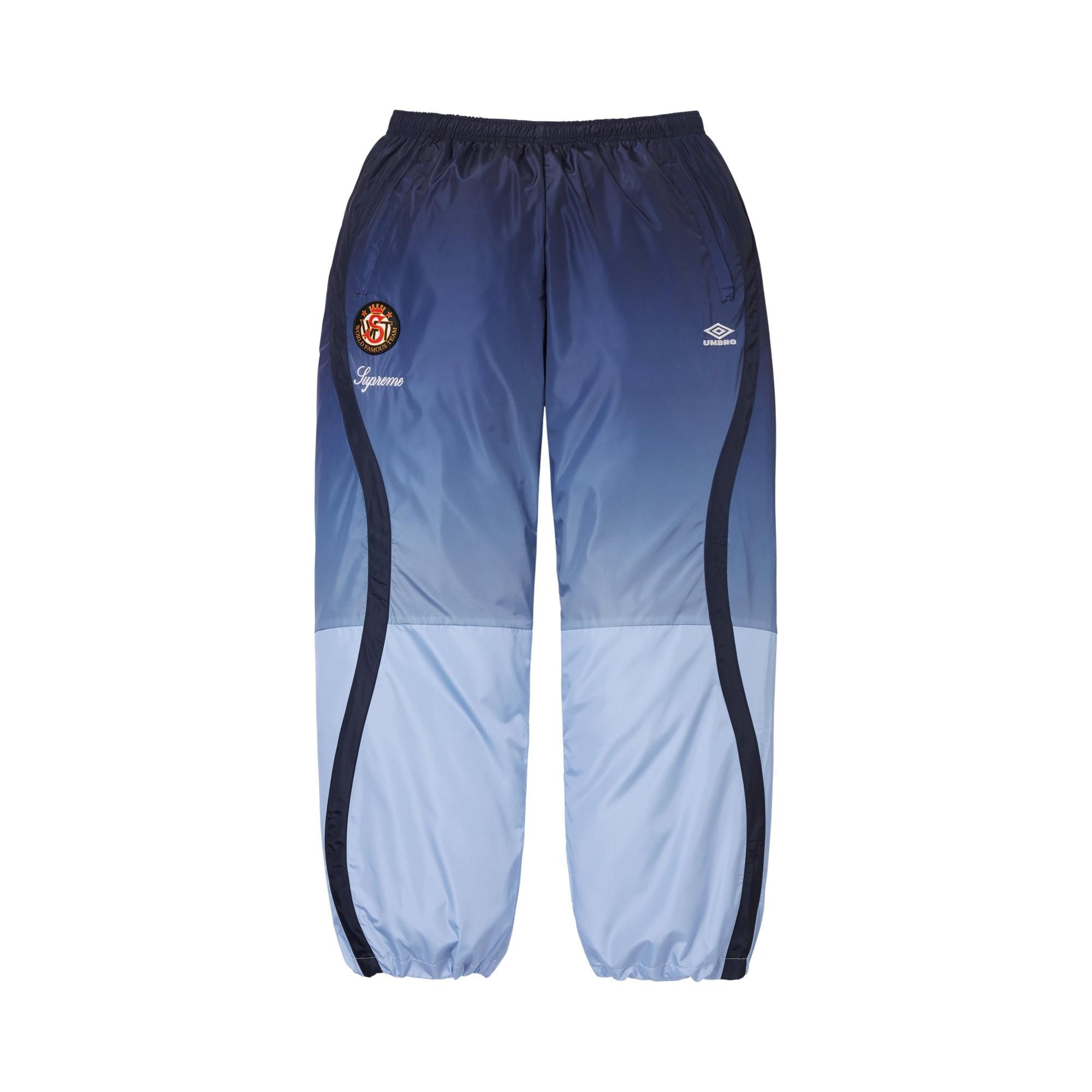 ウェア Supreme x Umbro Gradient Track Pant Navy Supreme Umbro Gradient Track Pant Navy Men's - US