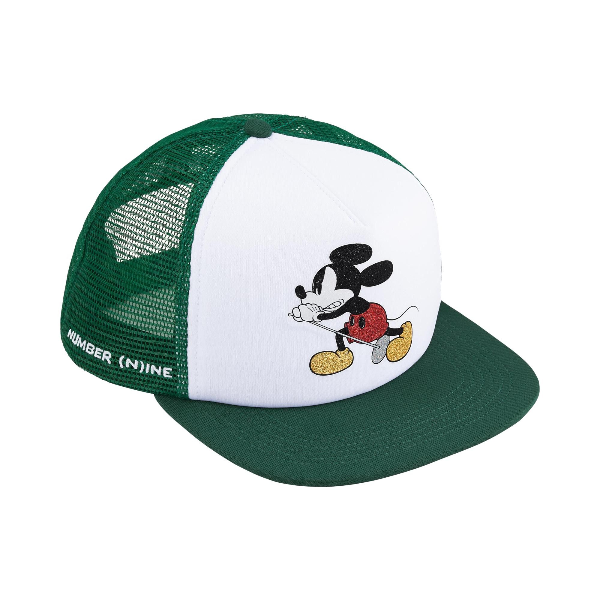 Supreme x Number (N)ine x Mickey キャップ　緑 Supreme x Number (N)ine x Mickey Green Supreme Green Hats for Men