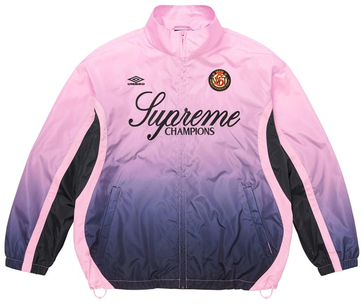 Supreme x Umbro Gradient Track Jacket Pink