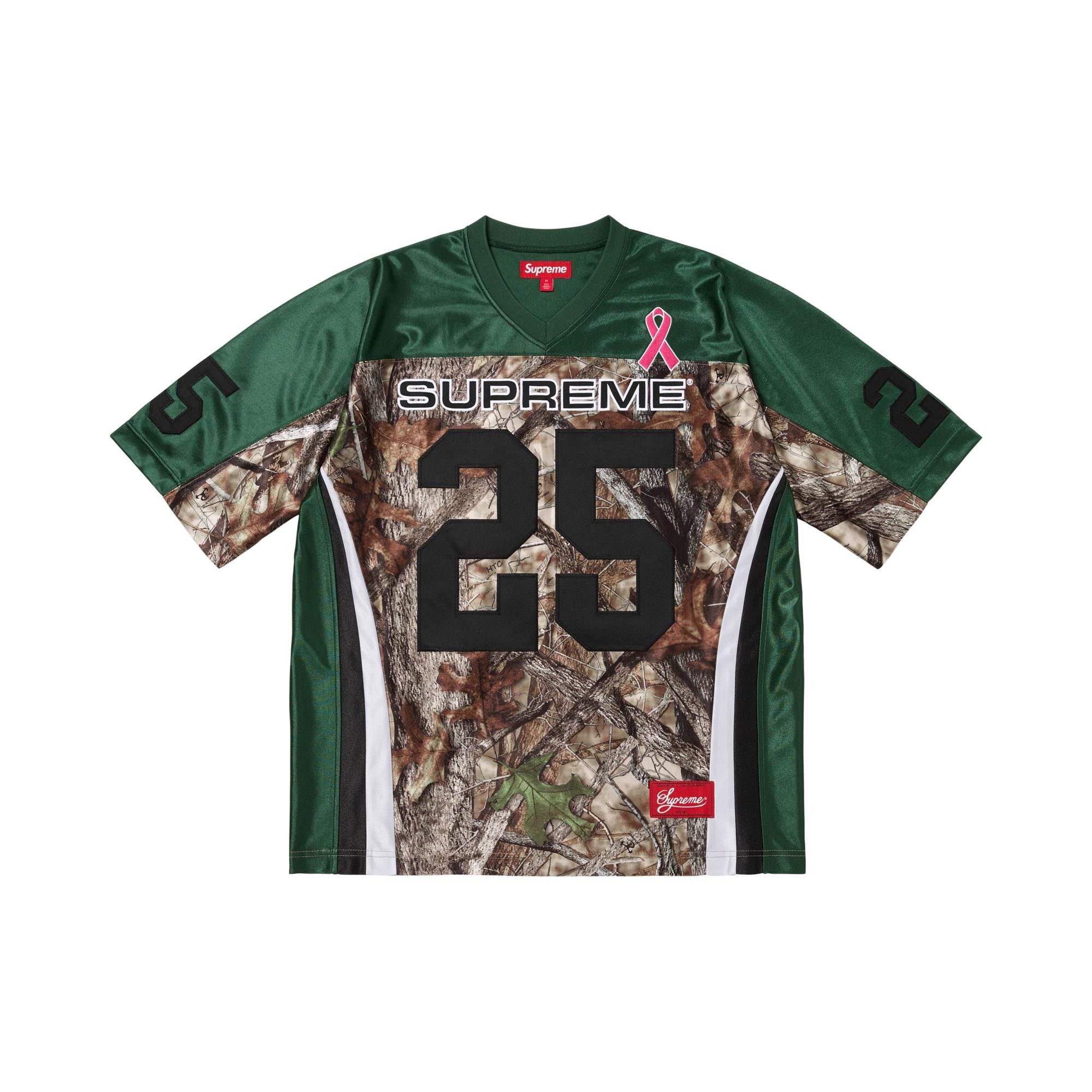 Buy Supreme Breast Cancer Awareness Football Jersey 'Green