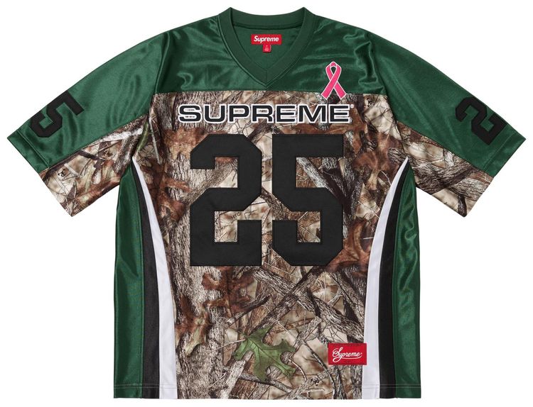 Supreme Breast Cancer Awareness Football Jersey Green