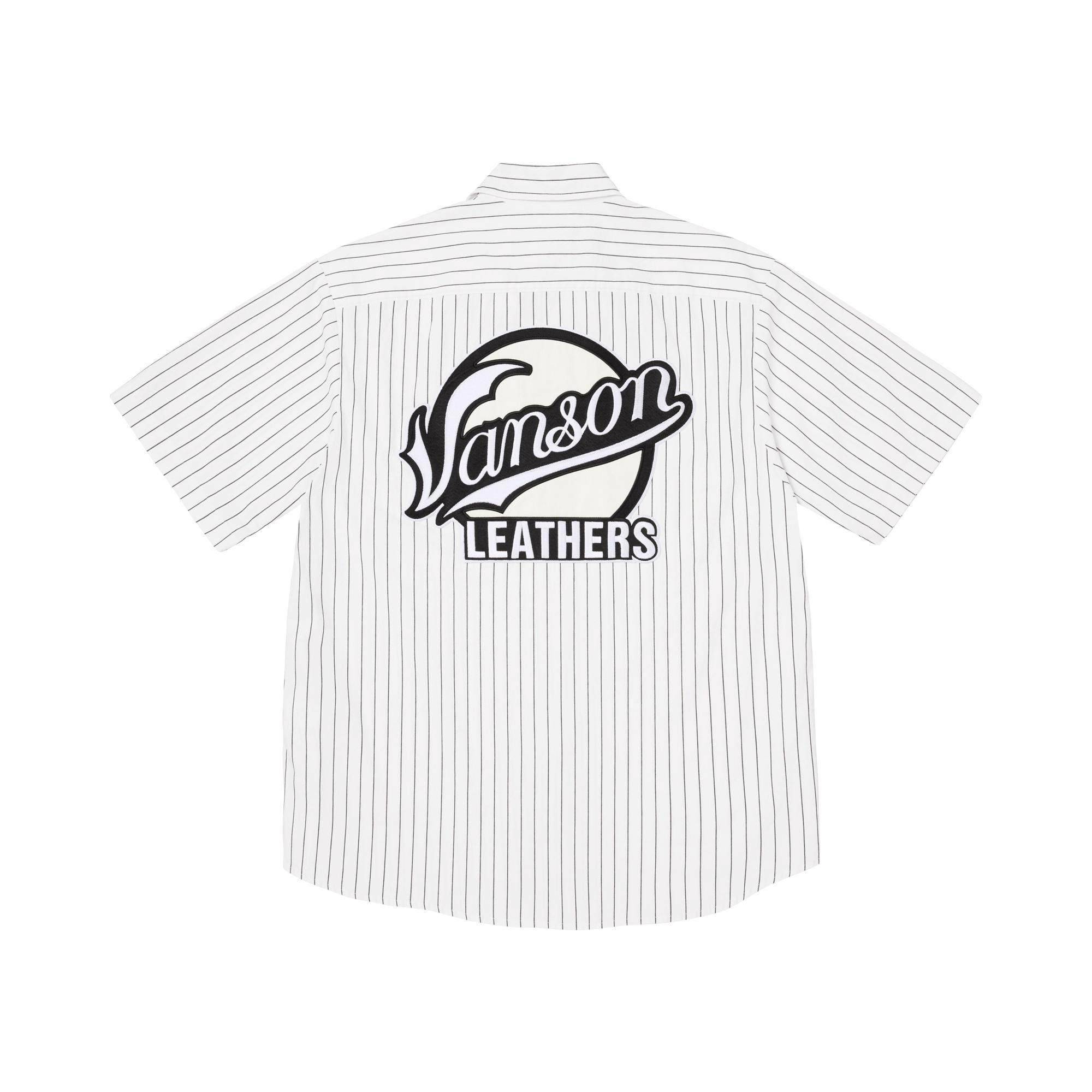 Buy Supreme x Vanson Leathers Short-Sleeve Work Shirt 'Stripe
