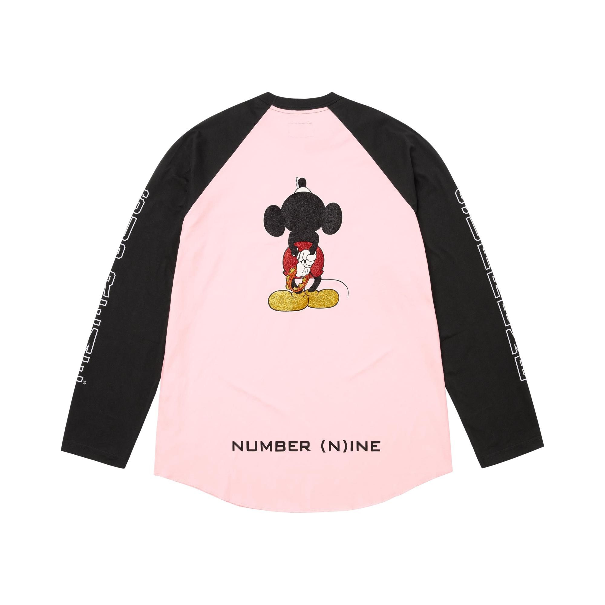 トップス Supreme x Number(N)ine x Mickey Raglan T Buy Supreme x Number (N)Ine x Mickey Mouse Raglan Long-Sleeve Top