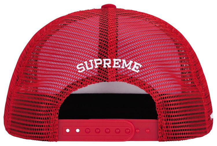 Supreme x Number NIne x Mickey Mouse Mesh Back 5 Panel Red