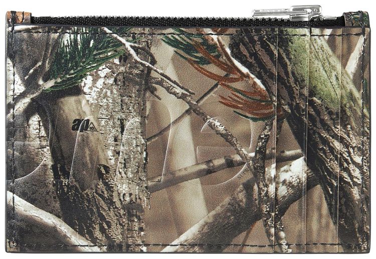 Supreme Leather Zip Card Holder Realtree AP Camo