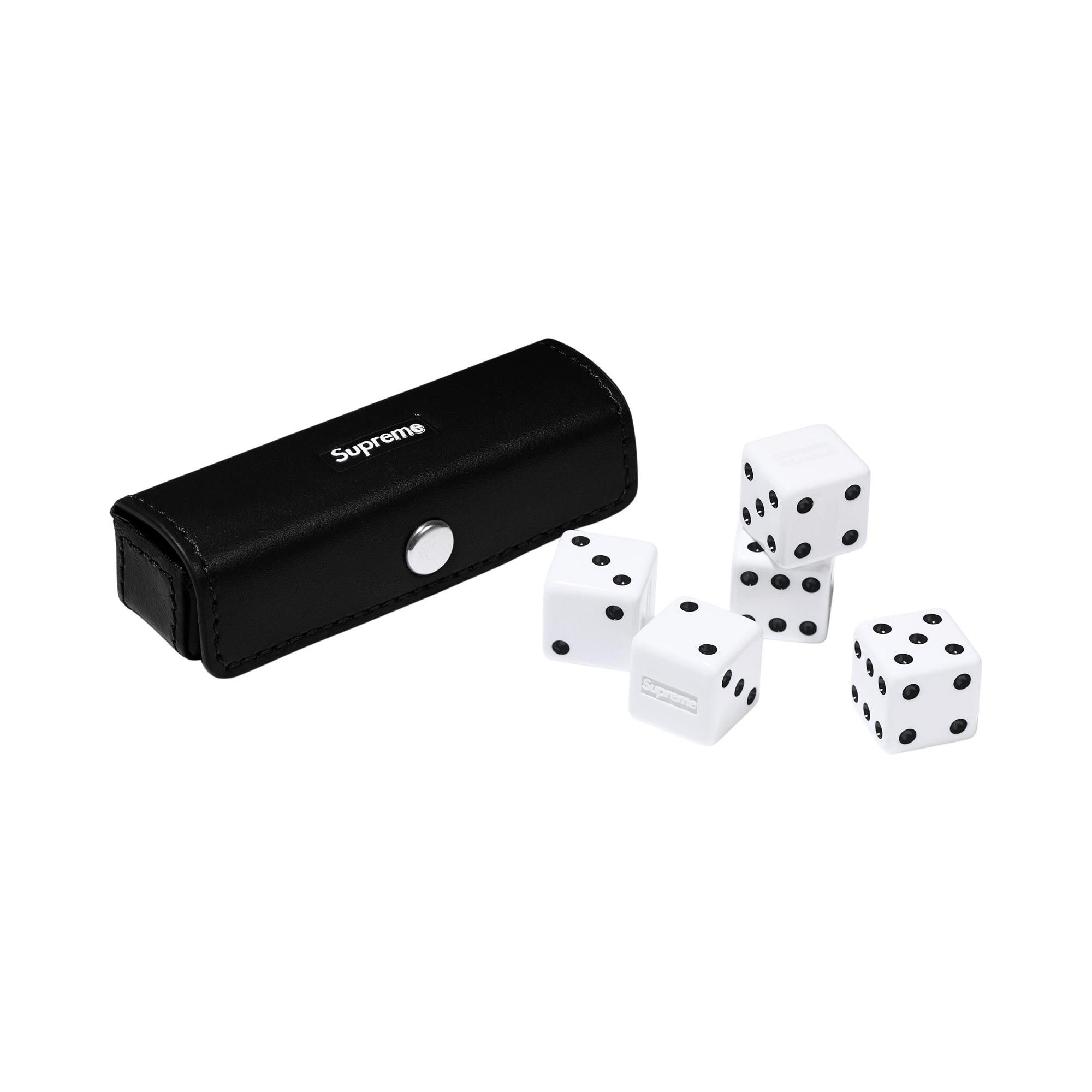 Buy Supreme Leather Dice Set 'Black' - FW25B22 BLACK | GOAT