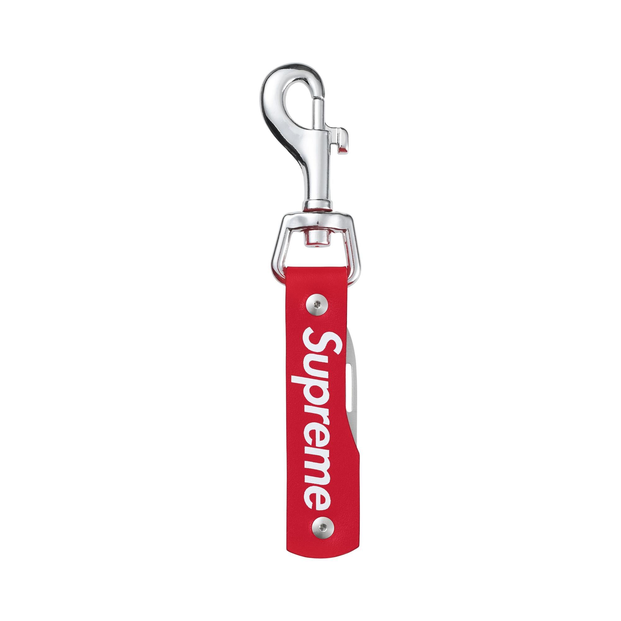 Buy Supreme Leather Clip Knife 'Red' - FW25B21 RED | GOAT