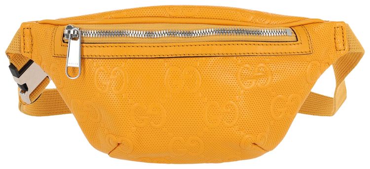 Gucci GG Embossed Belt Bag Yellow