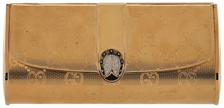 Gucci Broadway Guccissima Clutch Gold