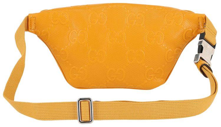 Gucci GG Embossed Belt Bag Yellow