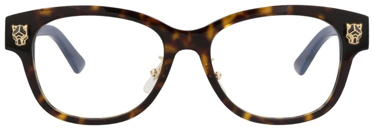 Cartier Square Acetate Optical Frames HavanaTransparent
