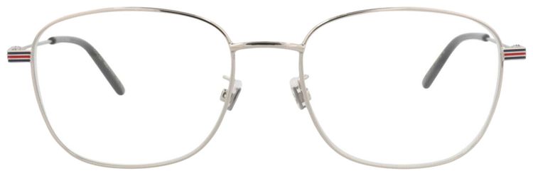 Gucci Square Metal Optical Frames SilverTransparent
