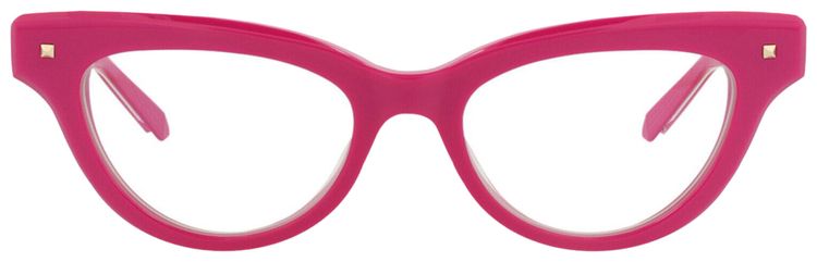 Valentino Cat Eye Acetate Optical Frames PinkTransparent