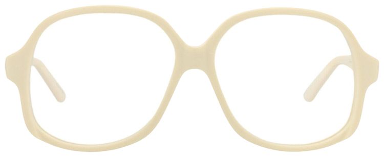 Valentino Round Acetate Optical Frames IvoryTransparent