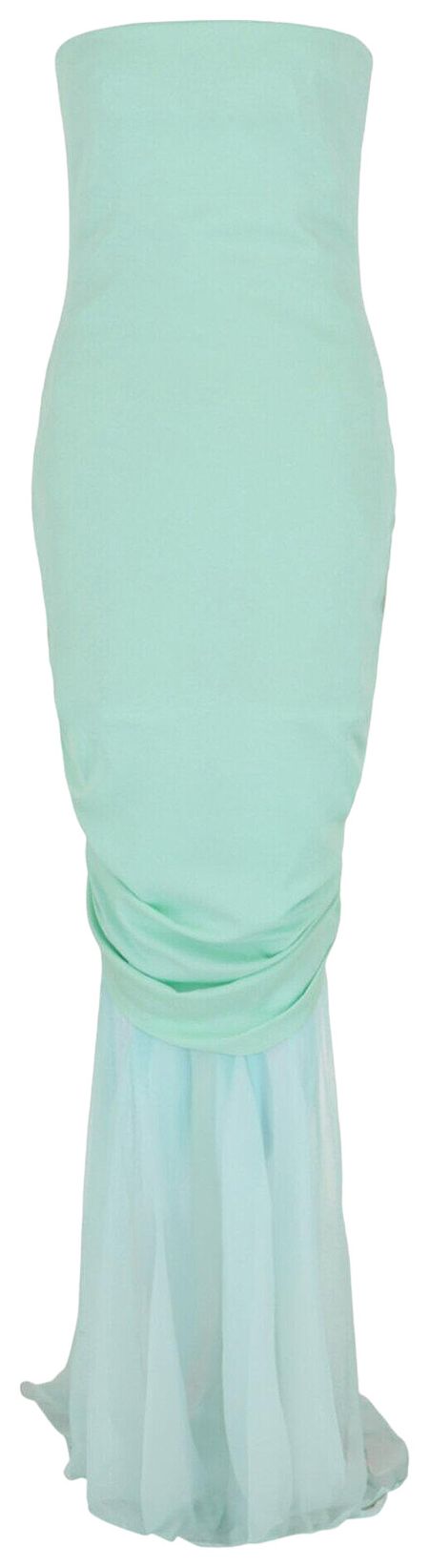 Givenchy Bow Mermaid Gown Green Mint