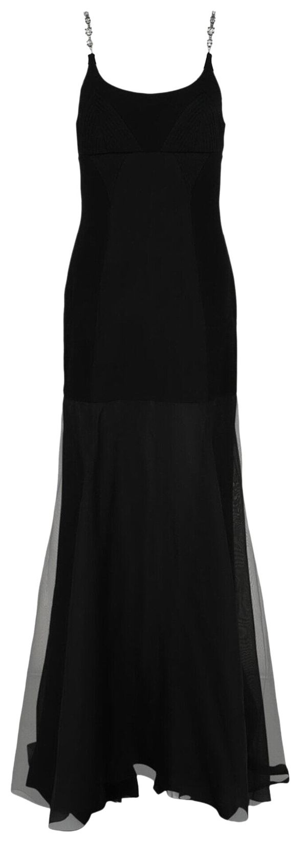 Givenchy Crystal Embellished Gown Black