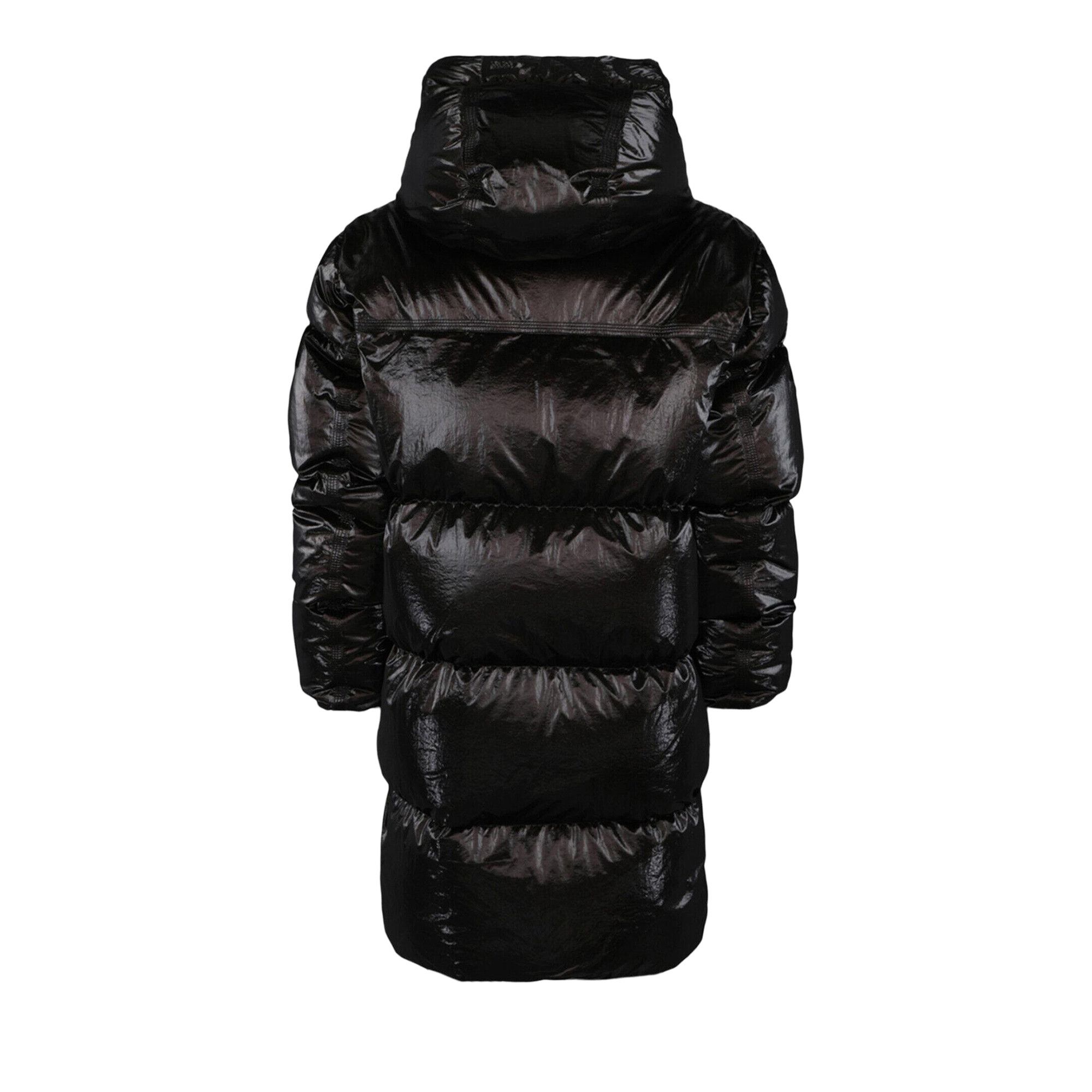 Buy Givenchy Metallic Long Puffer Jacket 'Black' - BM013X14XP 001
