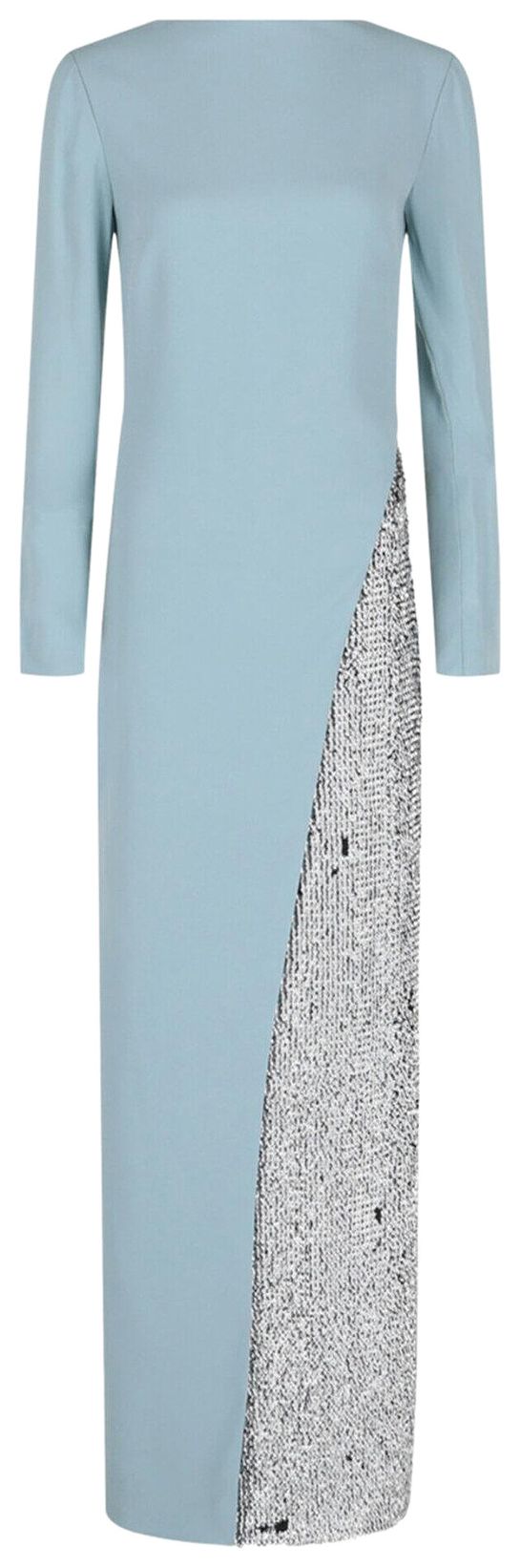 givenchy metallic dress Degrade Metallic V-Neck Puff-Sleeve Gown