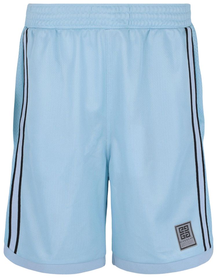 Givenchy Mesh Basketball Shorts Light Blue