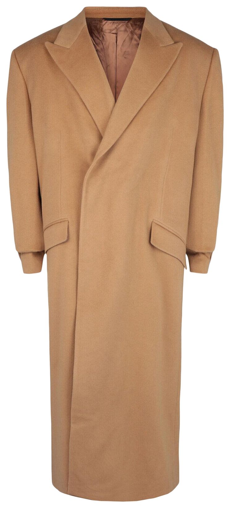 Givenchy Wool Blend Long Coat Beige Camel