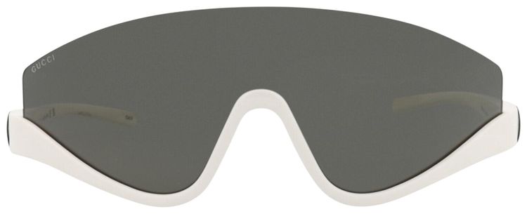 Gucci Shield Frame Injection Sunglasses WhiteGrey