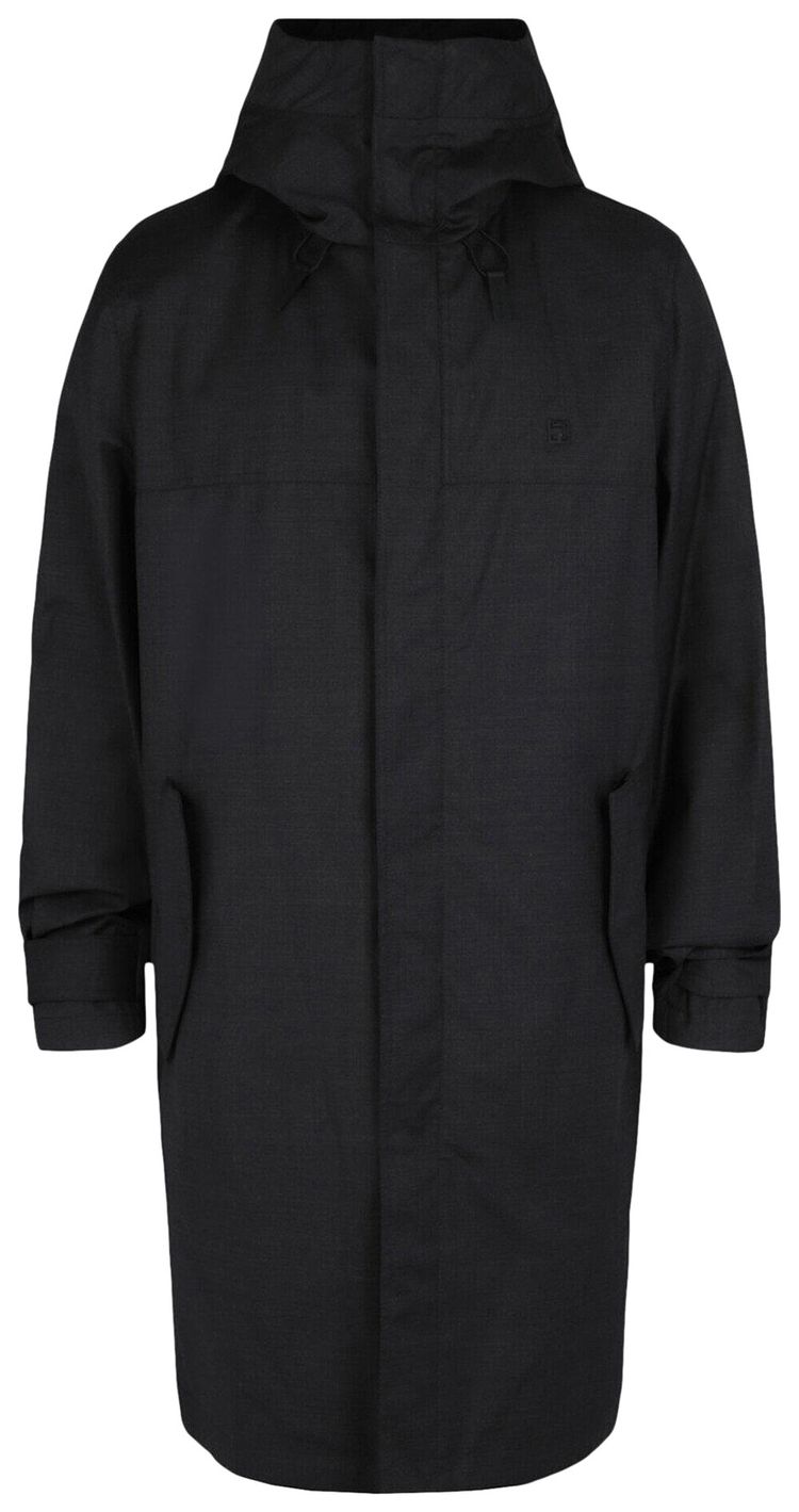 Givenchy Wool Parka Dark Grey