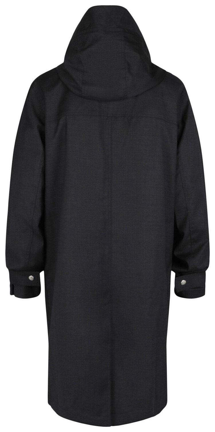 Givenchy Wool Parka Dark Grey