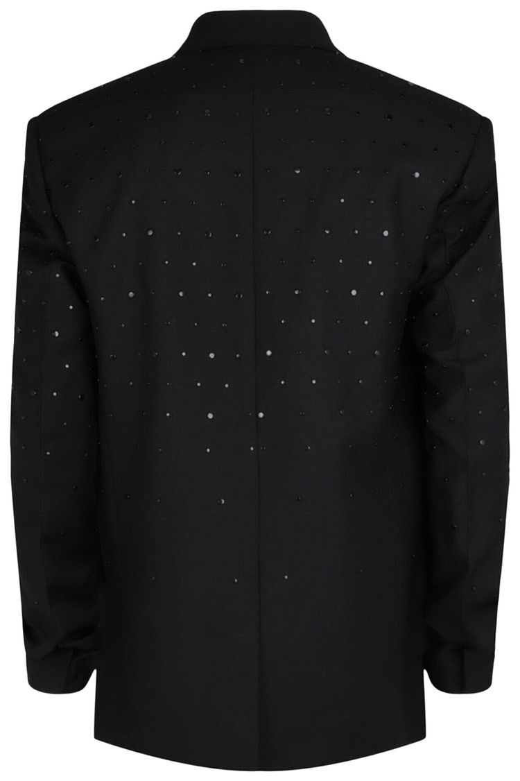 Givenchy Studded Single Breasted Blazer Black