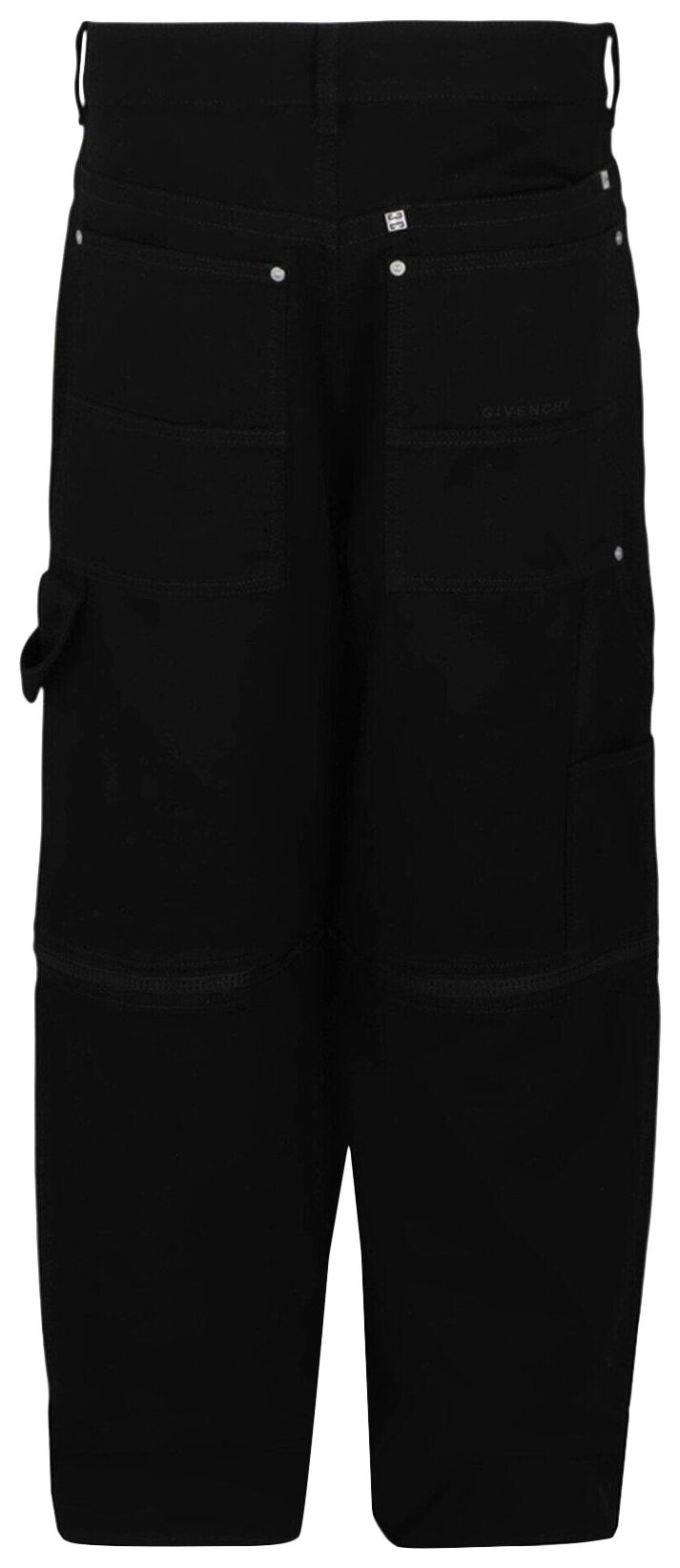 Givenchy Zip Off Carpenter Jeans Black