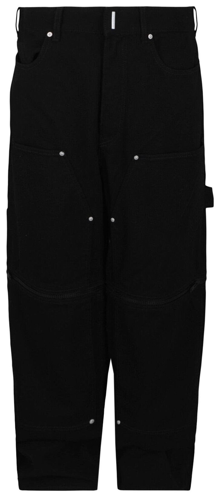 Givenchy Zip Off Carpenter Jeans Black