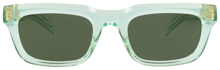 Gucci Square Frame Recycled Acetate Sunglasses Green