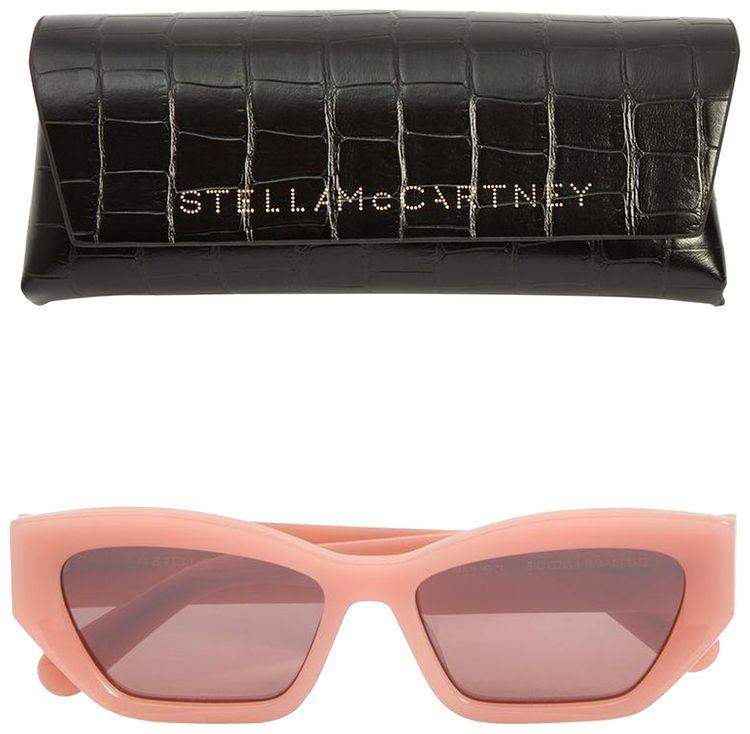 Stella McCartney Cateye Acetate Sunglasses Pink