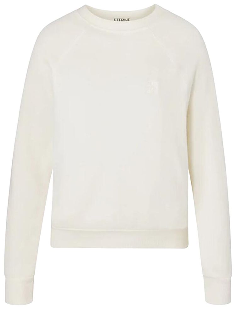Eterne Shrunken Raglan Sweatshirt Cream