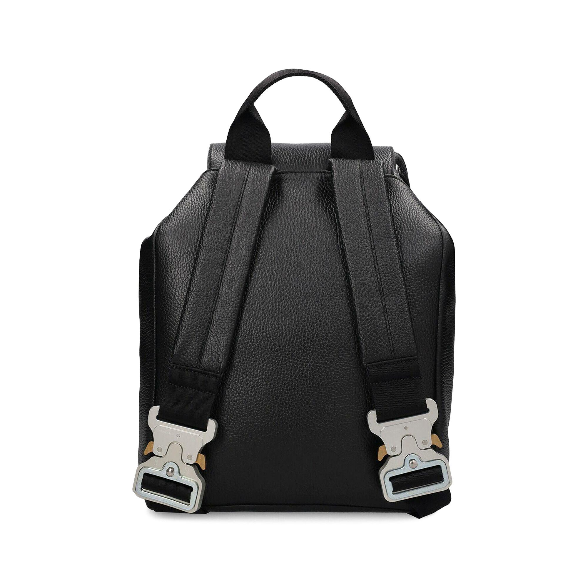 Buy 1017 ALYX 9SM Metal Buckle Leather Backpack 'Black