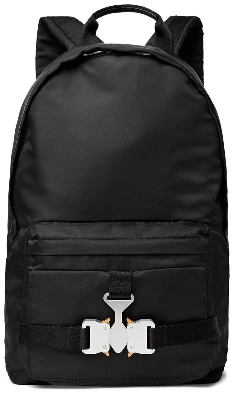 1017 ALYX 9SM Tricon Leather Trimmed Nylon Backpack Black