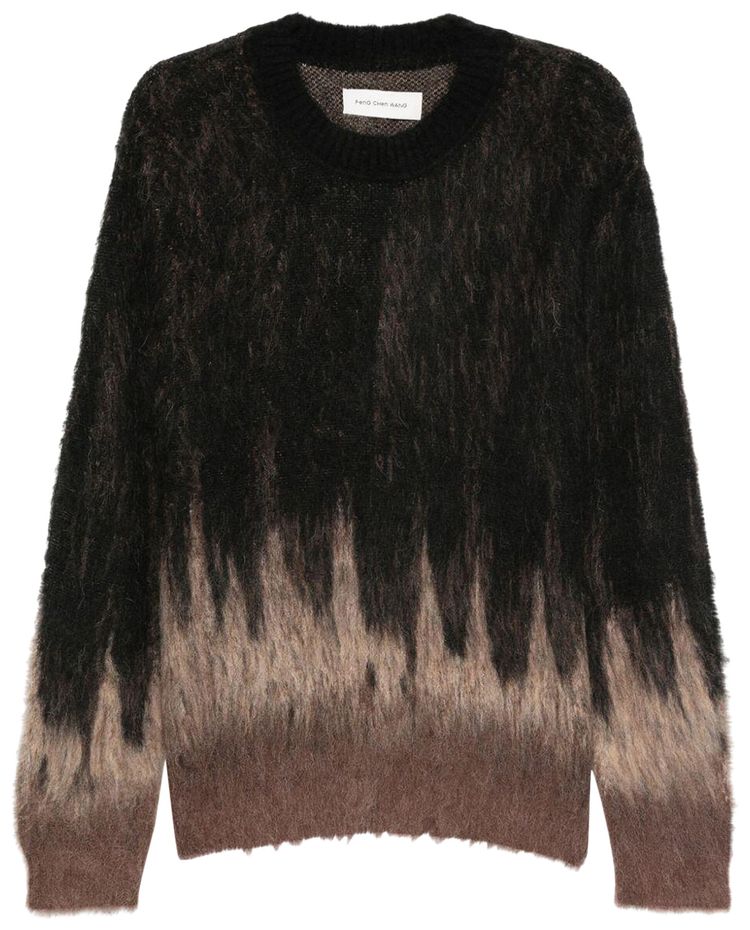 Feng Chen Wang Gradient Knit Pullover Gradient Brown