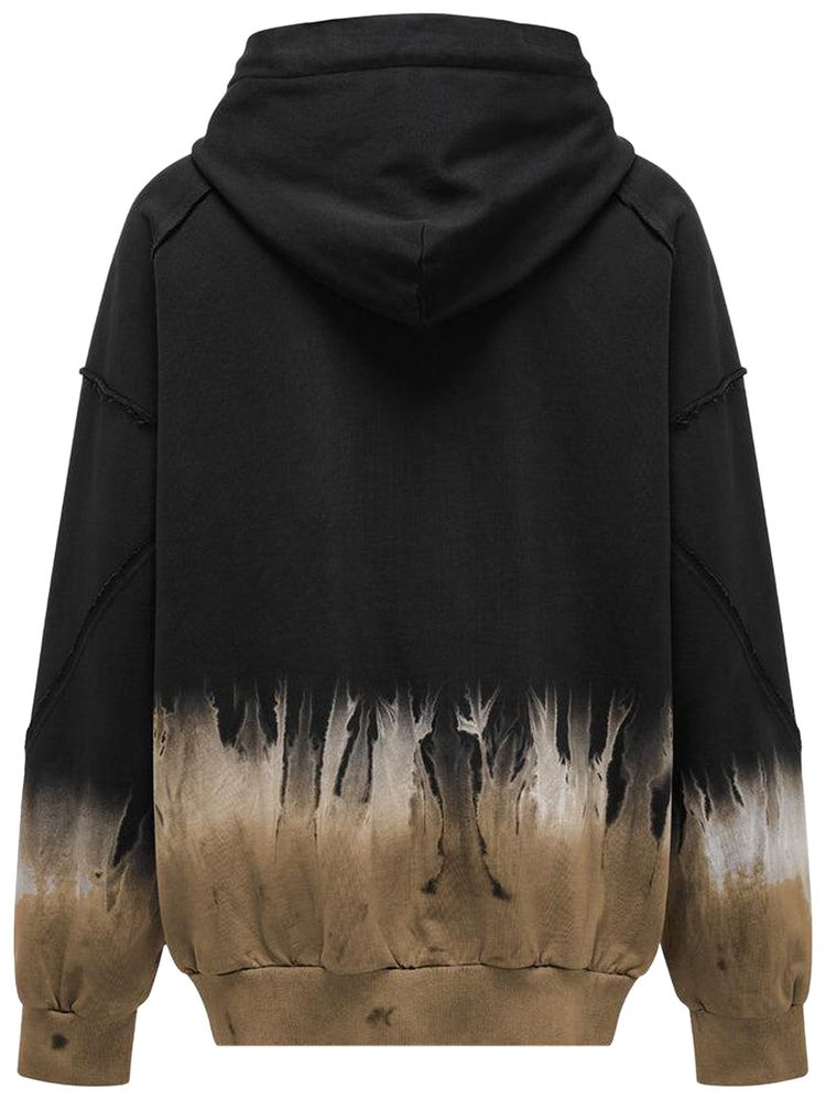 Feng Chen Wang Gradient Tie Dye Hoodie Navy Blue